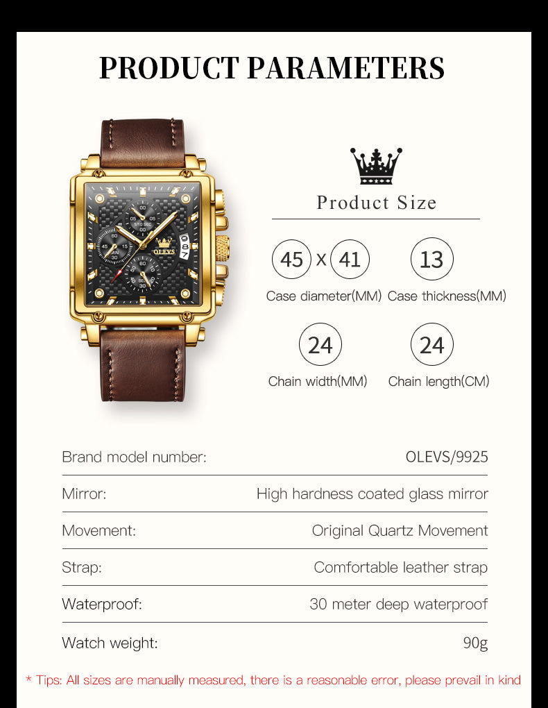 Reloj OLEVS Contra el Agua Original