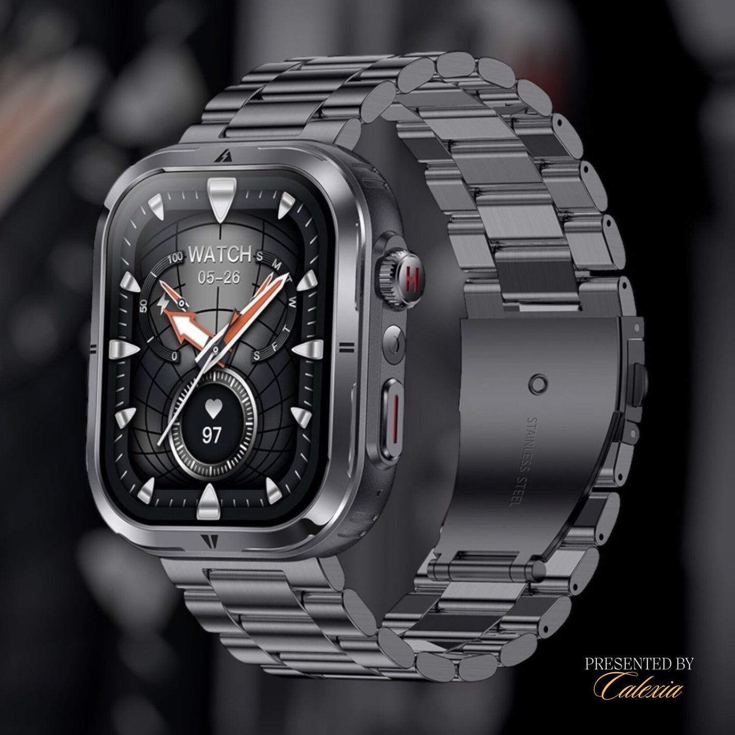 Reloj Inteligente Con Linterna (Mk86)