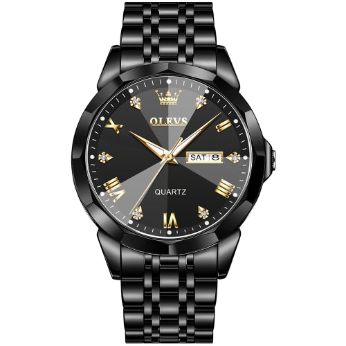 Reloj Analogo OLEVS Original Negro M-9931