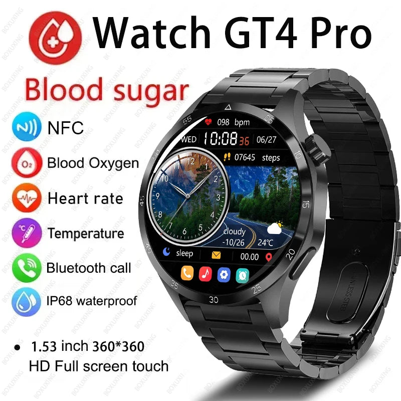 Reloj Inteligente- Smartwatch GT4 - 2 Pulseras