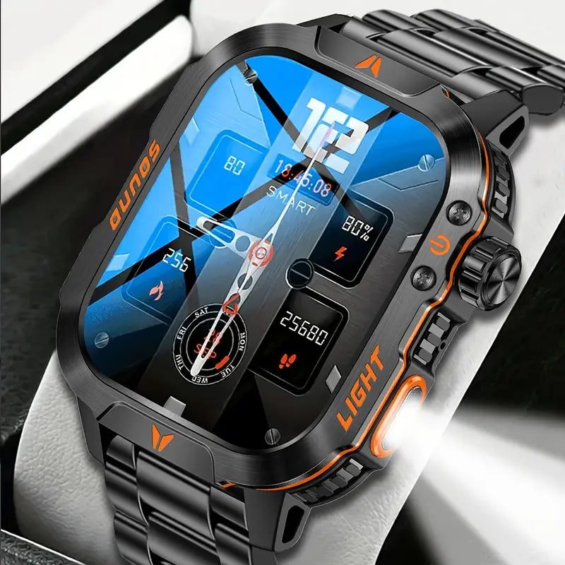 Reloj Inteligente, Smartwatch Negro Metalico - MD-ST7
