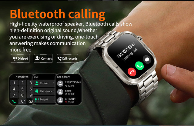 Reloj Inteligente Con Linterna (Mk86)