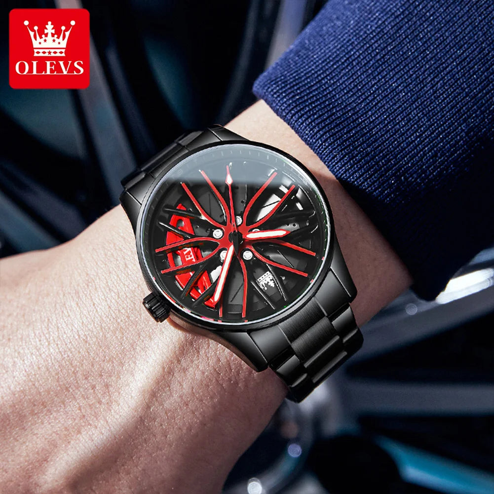 Reloj Olevs Caratula Giratoria