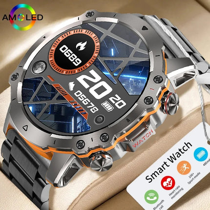 Reloj Inteligente AK56 Metálico Plateado Original