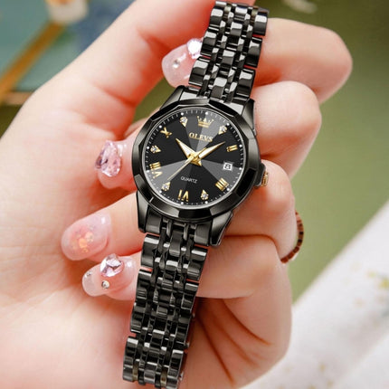 Reloj Analogo OLEVS Original Para Dama (M9931L) Negro