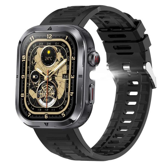 Reloj Inteligente Con Linterna (Mk86)