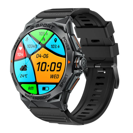 Reloj Inteligente HD - Resistencia Militar K62 Negro