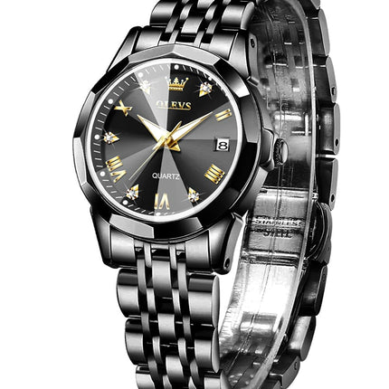 Reloj Analogo OLEVS Original Para Dama (M9931L) Negro