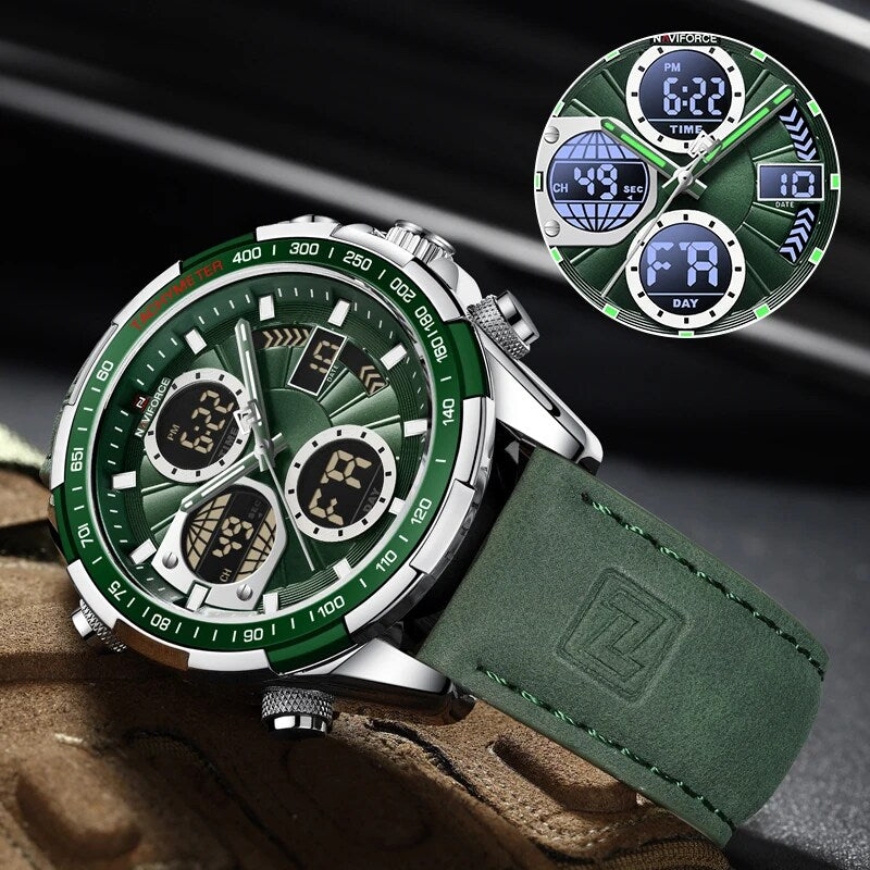 Reloj Naviforce 9197  Verde Original