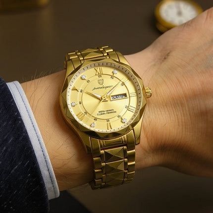 Reloj Analogo Poedagar MD615 Dorado
