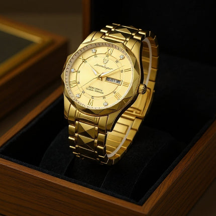 Reloj Analogo Poedagar MD615 Dorado