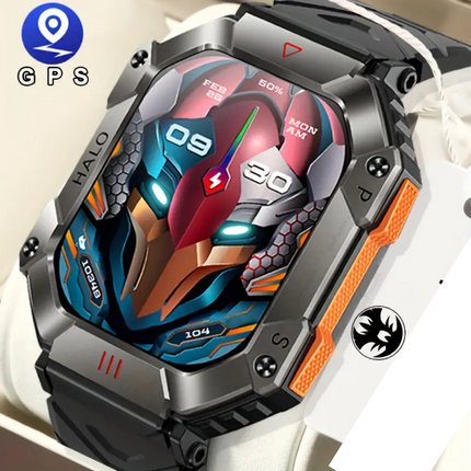 Reloj Inteligente, Smartwatch KR80 Negro