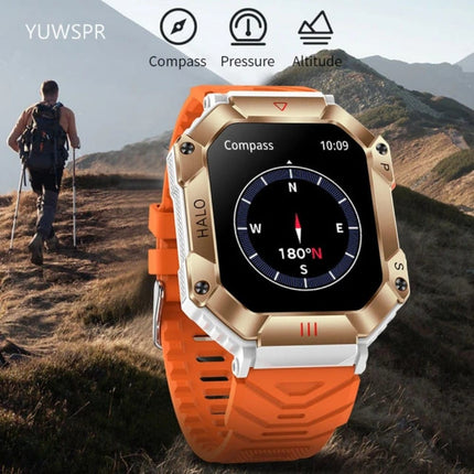 Reloj Inteligente, Smartwatch KR80 Naranja