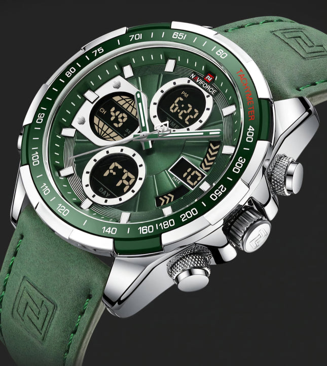 Reloj Naviforce 9197  Verde Original