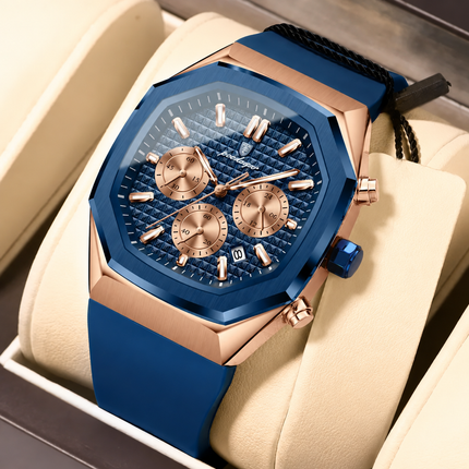 Reloj análogo Poedagar azul MD893