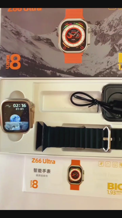 Reloj Inteligente Z66, Smartwatch Original Gris