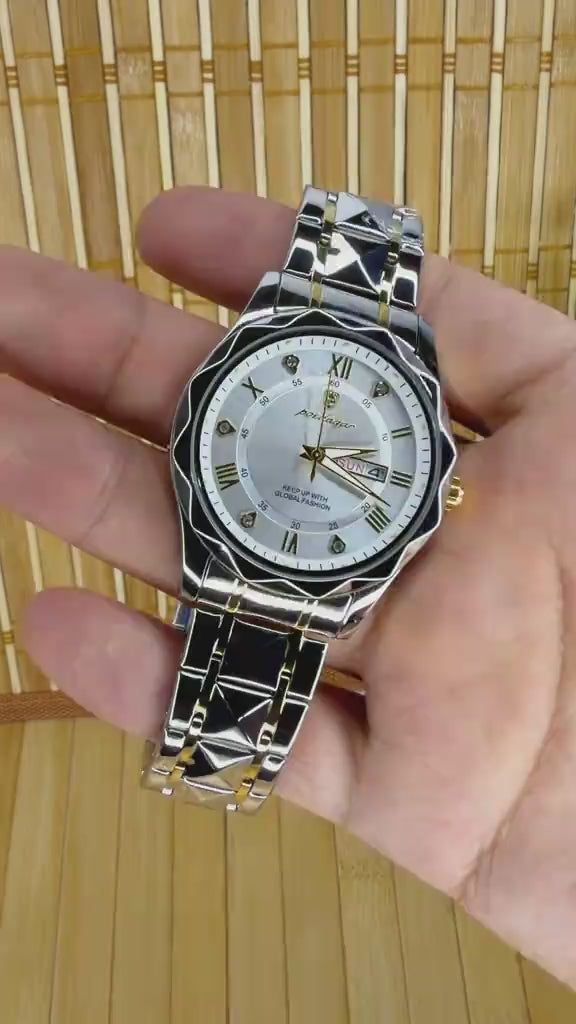 Reloj Analogo Poedagar MD615 Blanco