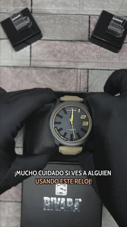 Reloj Analogo Naviforce contra el agua