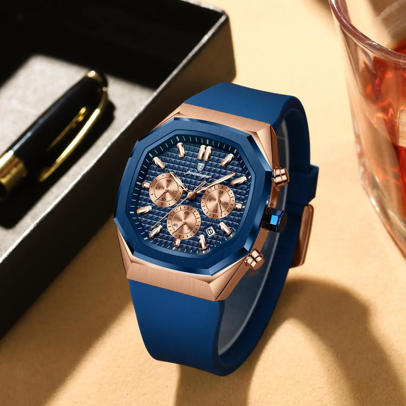 Reloj Analogo Poedagar Azul - MD893
