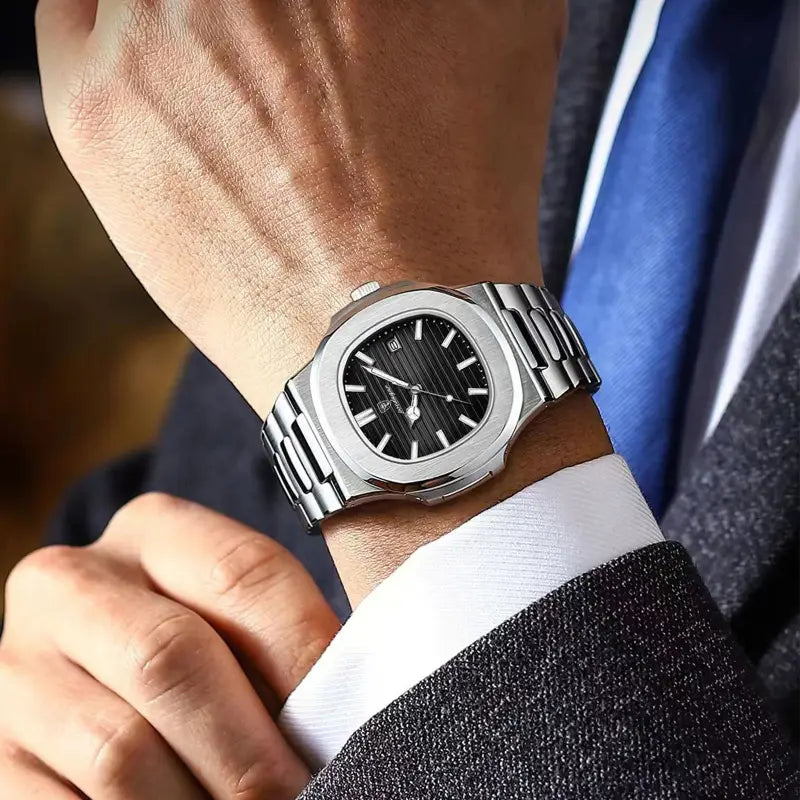 Reloj Poedagar Con Fechador - Negro  M613