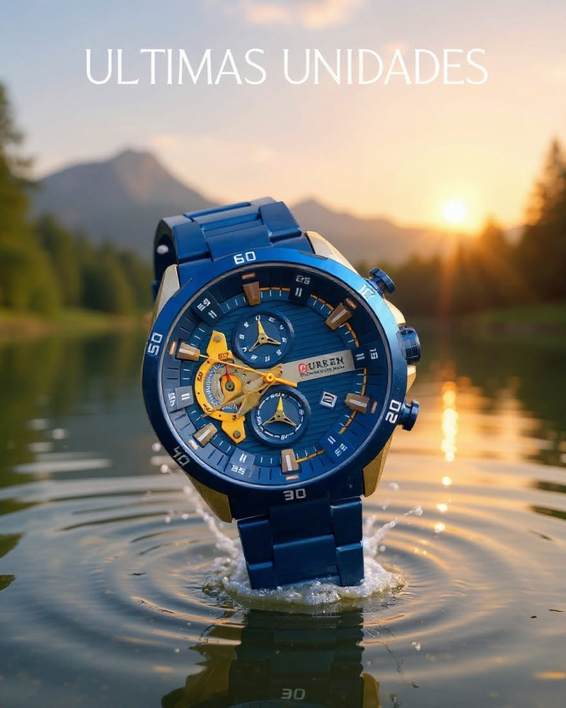 Reloj Analogo Curren MD 8402 Azul