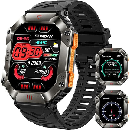 Reloj Inteligente, Smartwatch KR80 Negro