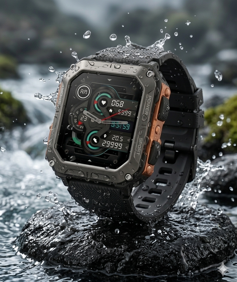 Reloj Inteligente - Smartwatch C20 Pro Negro/Naranja