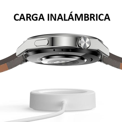 Reloj Inteligente GT3 MAX Original, NFC - Plateado