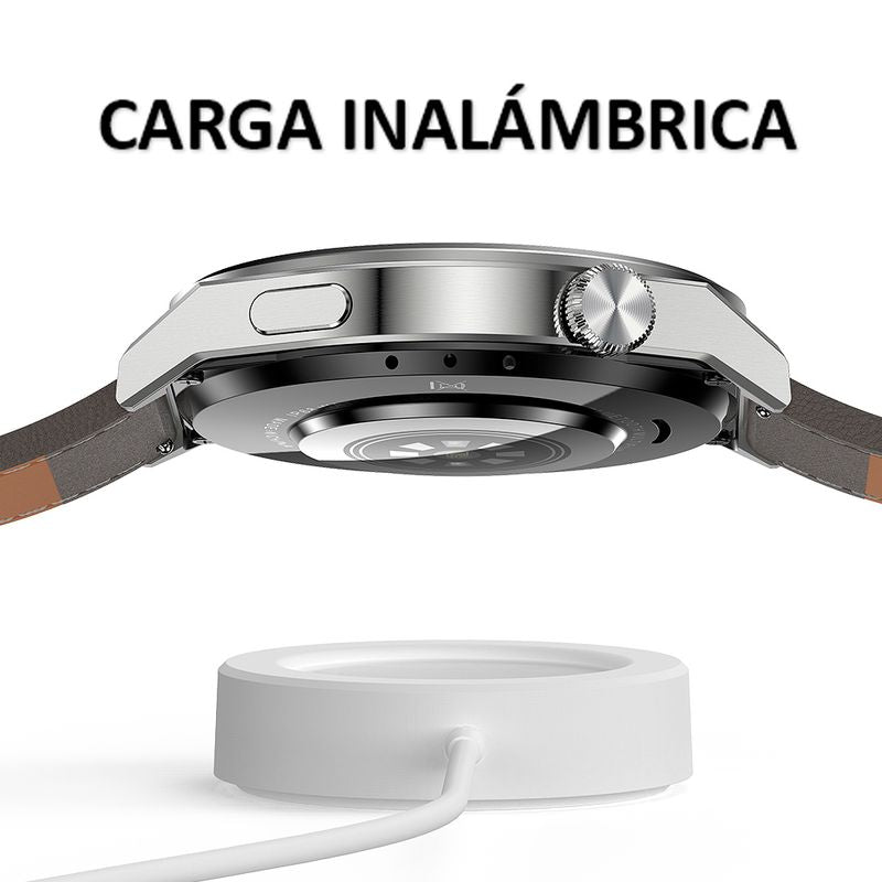 Reloj Inteligente GT3 MAX Original, NFC - Plateado