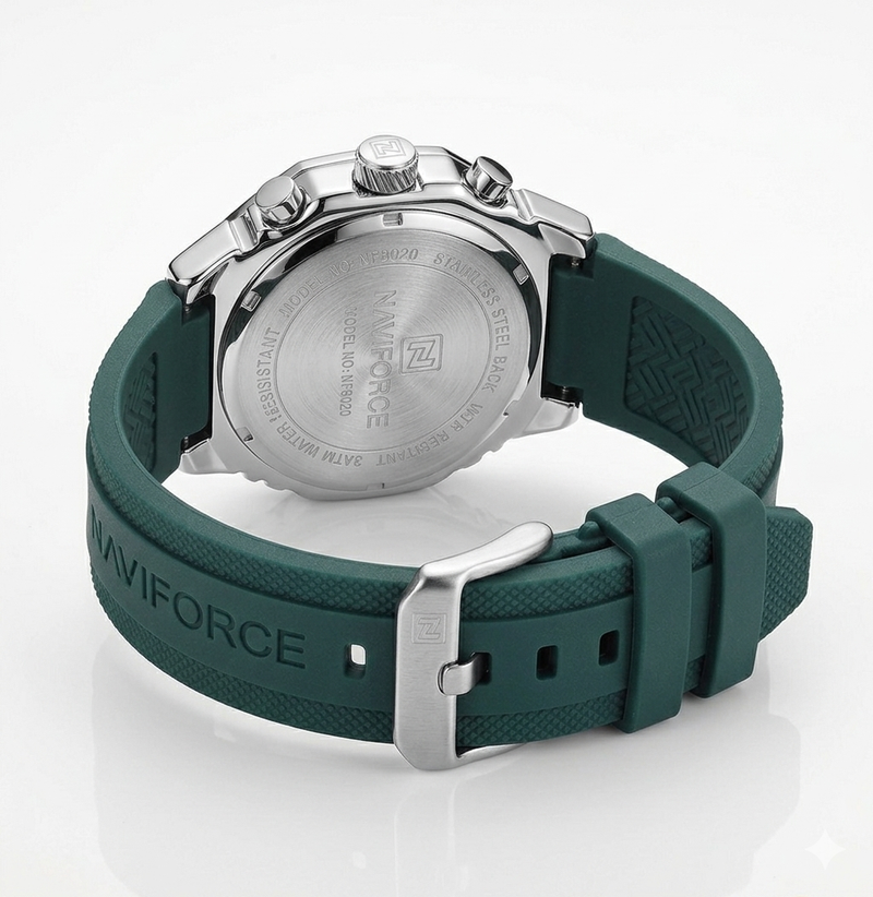 Reloj Naviforce Original Verde [8035] Analogo