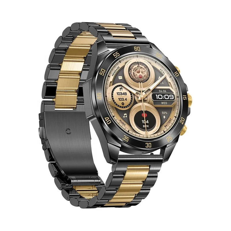 Reloj Inteligente MD-NX1 Negro/Dorado Smartwatch