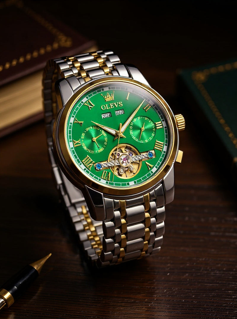 Reloj Automatico Olevs 6607 - Mecánico Analógico