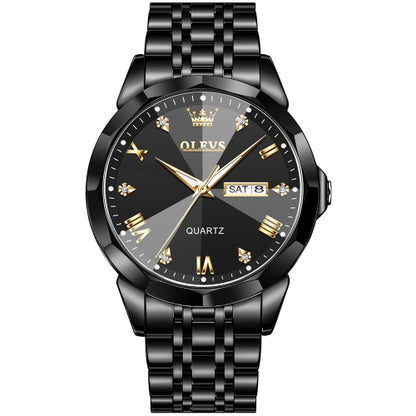 Reloj Analogo OLEVS Original Negro M-9931