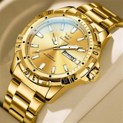 Reloj OLEVS Dorado Original Resistente al Agua