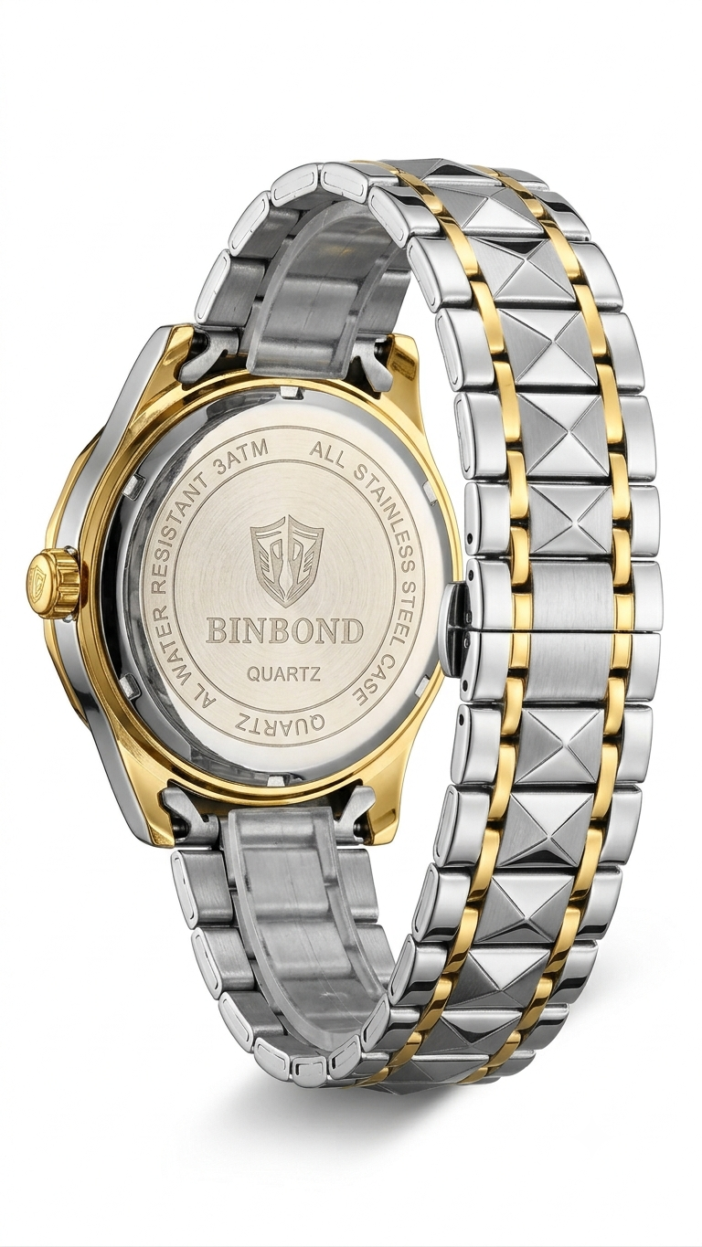 Reloj Analogo Binbond Resistente al Agua