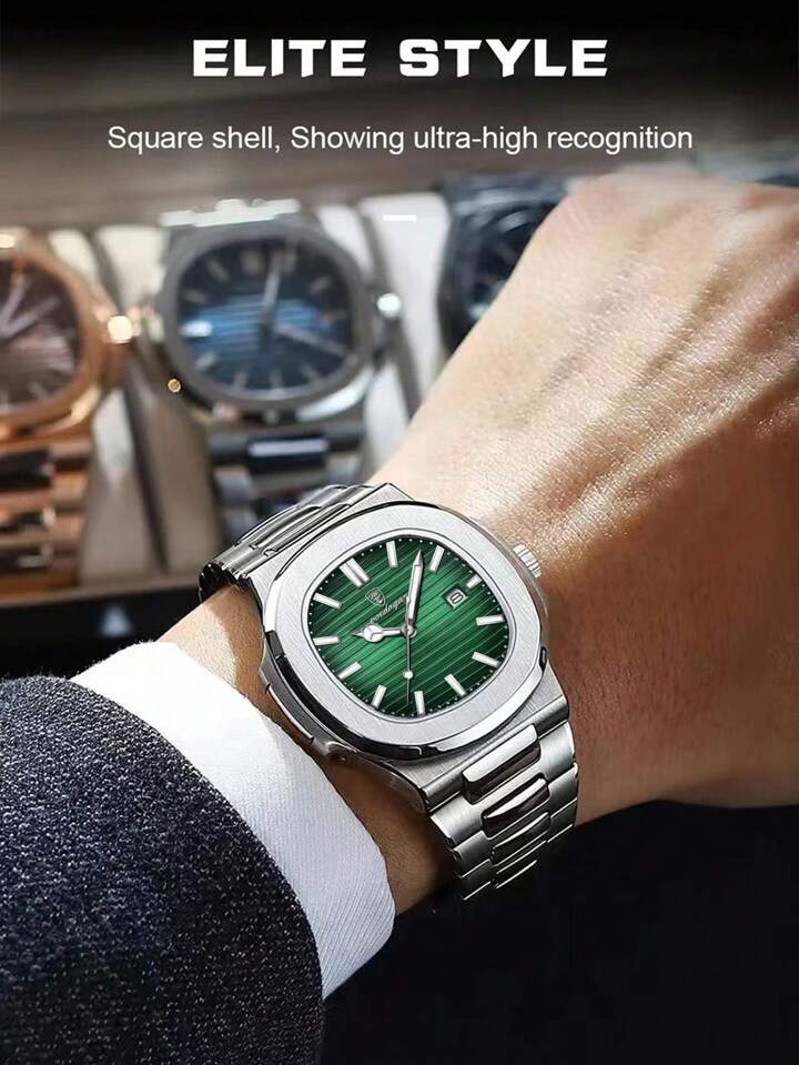 Reloj Poedagar Con Fechador - Verde M613