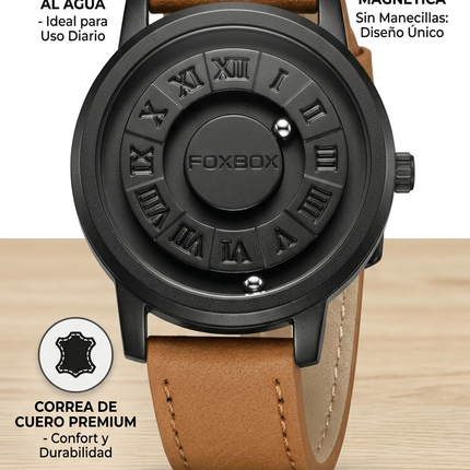 Reloj Foxbox Contra el agua MD-00047 Negro/Cafe