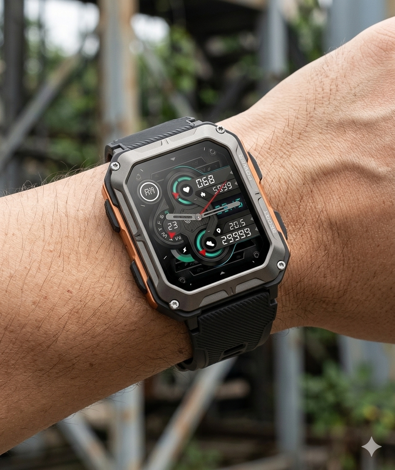 Reloj Inteligente - Smartwatch C20 Pro Negro/Naranja