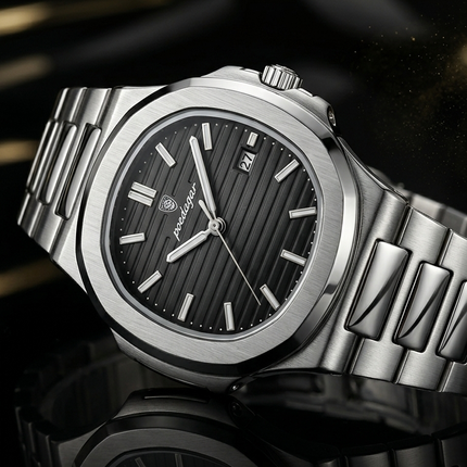 Reloj Poedagar Con Fechador - Negro  M613