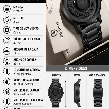 Reloj Foxbox Contra el agua MD-00047