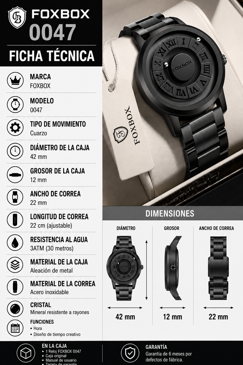 Reloj Foxbox Contra el agua MD-00047