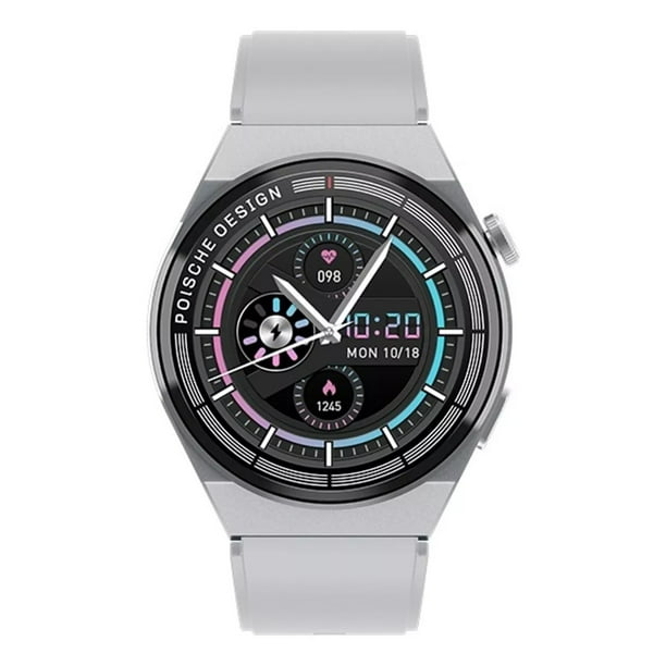 Reloj Inteligente GT3 MAX Original, NFC - Plateado