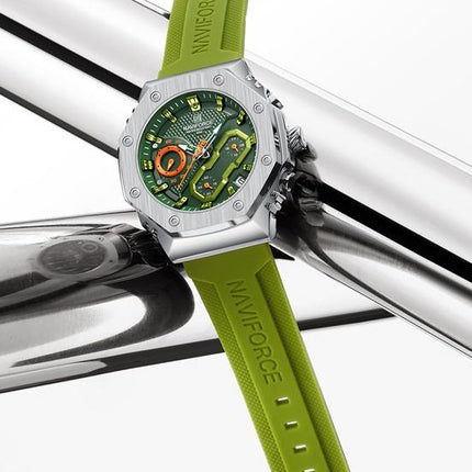 Reloj Naviforce Original Verde para Dama [8035] Analogo