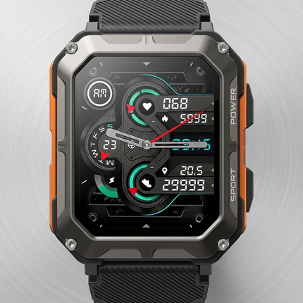 Reloj Inteligente - Smartwatch C20 Pro Negro/Naranja