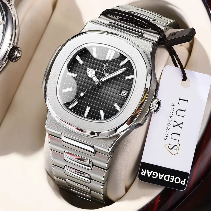 Reloj Poedagar Con Fechador - Negro  M613