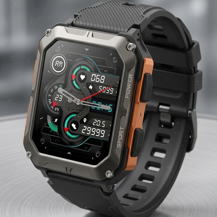 Reloj Inteligente - Smartwatch C20 Pro Negro/Naranja