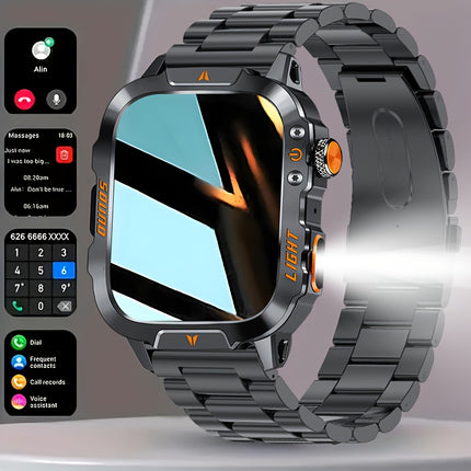 Reloj Inteligente, Smartwatch Negro Metalico - MD-ST7