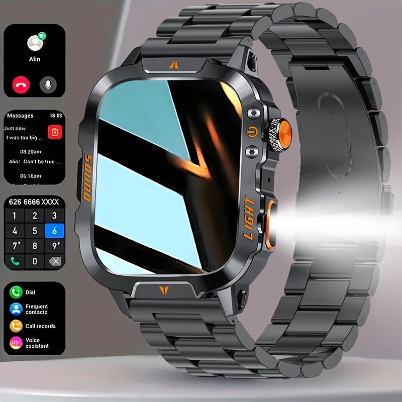 Reloj Inteligente, Smartwatch Negro Metalico - MD-ST7