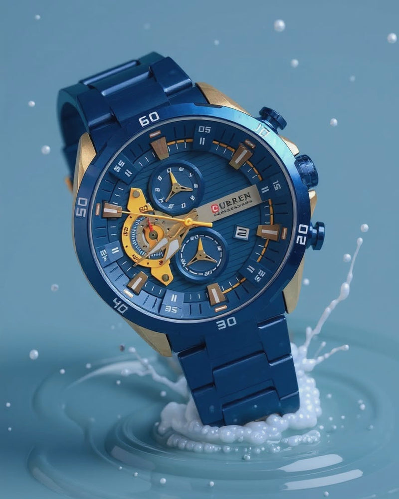 Reloj Analogo Curren MD 8402 Azul