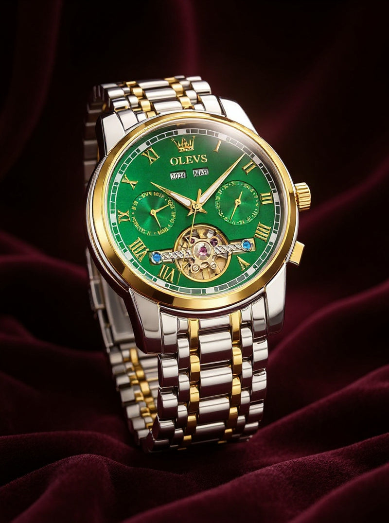 Reloj Automatico Olevs 6607 - Mecánico Analógico